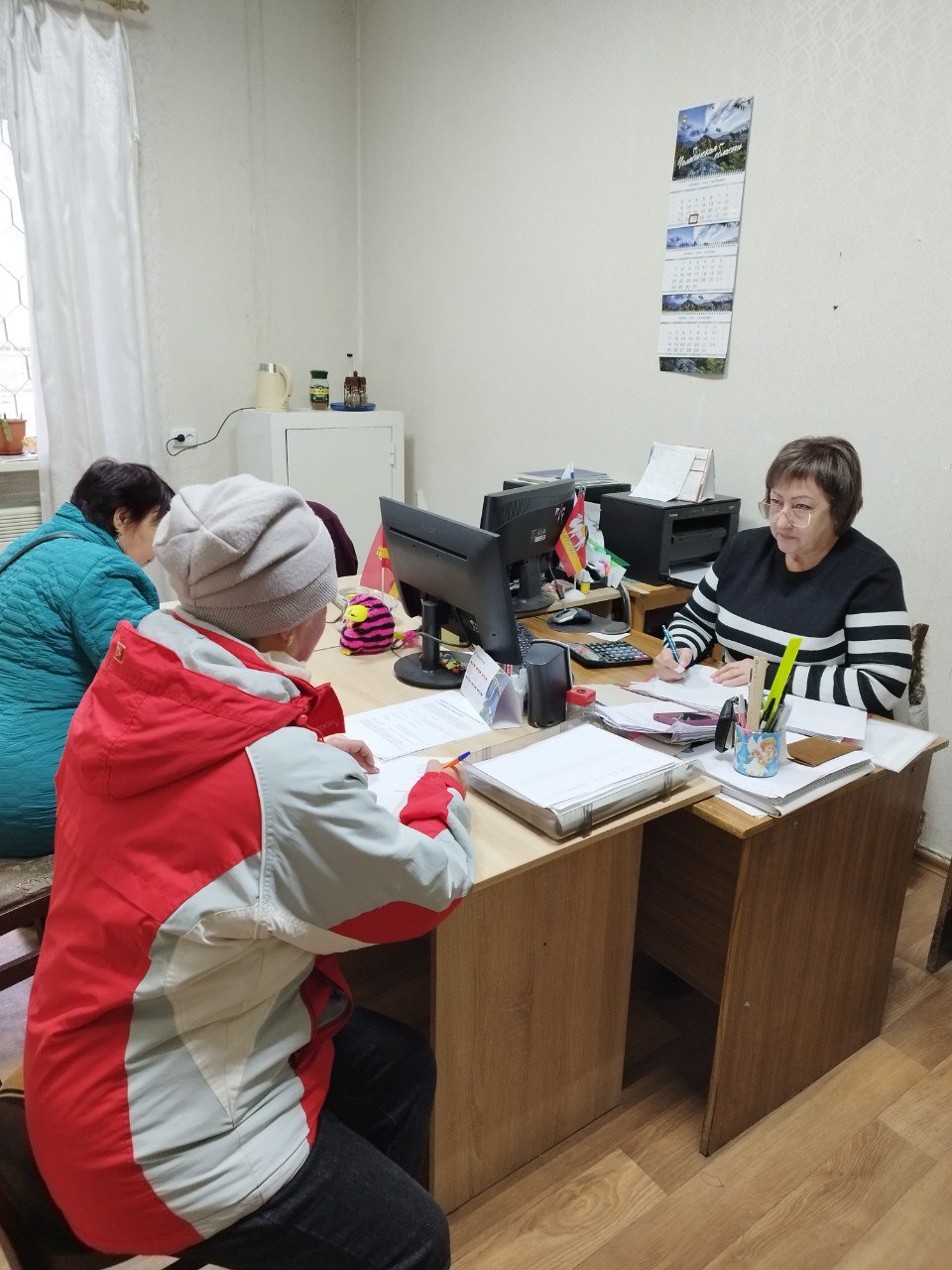 Прием граждан депутата Волновахского муниципального совета.