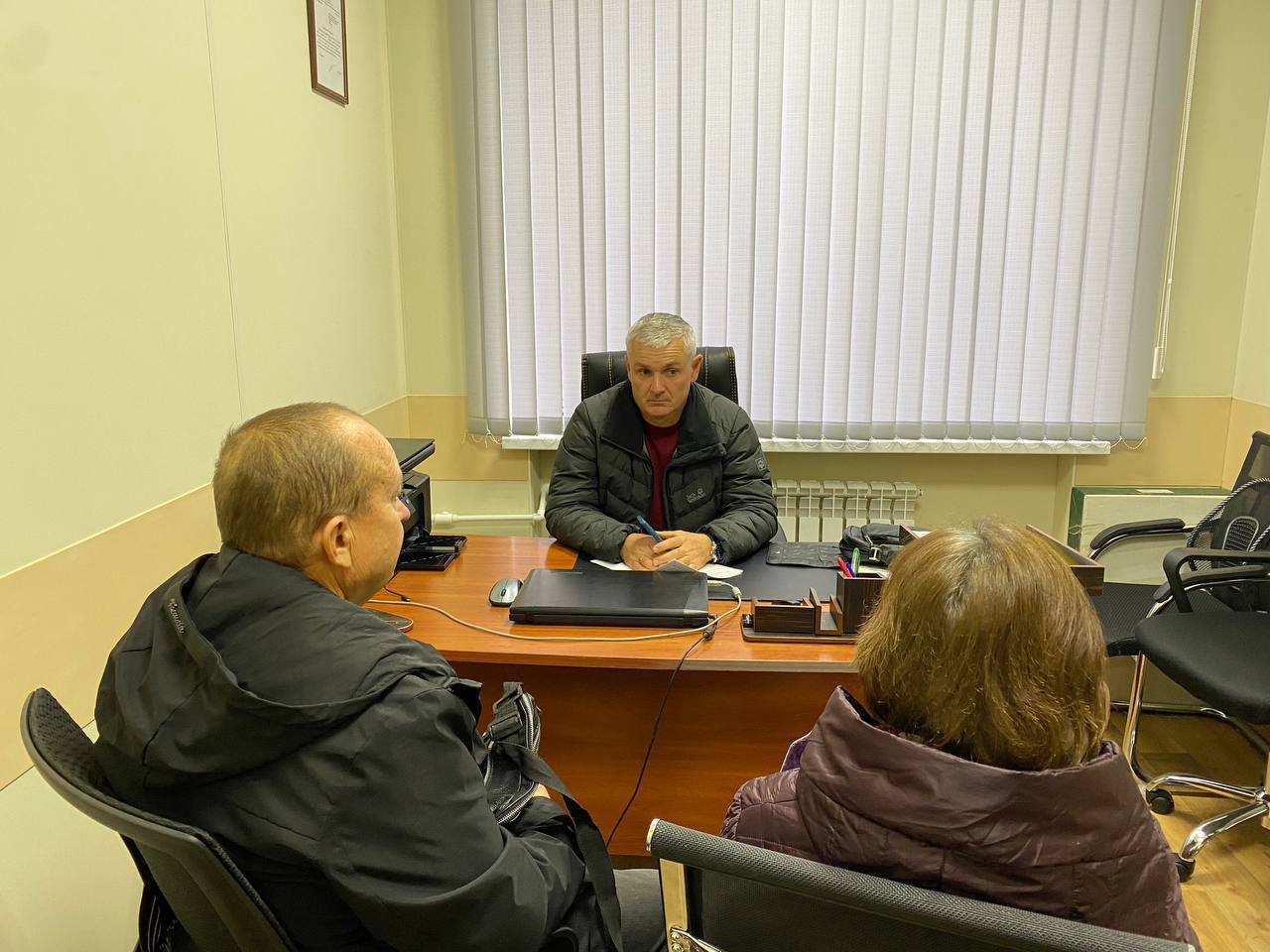 Прием депутата Волновахского муниципального совета.