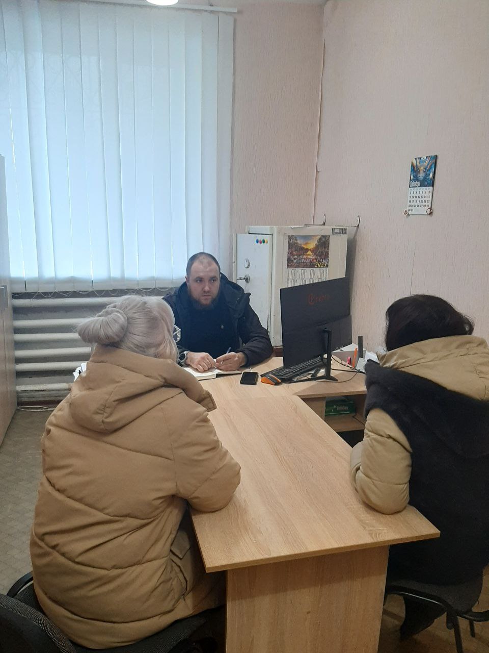 Прием граждан депутата Волновахского муниципального совета.