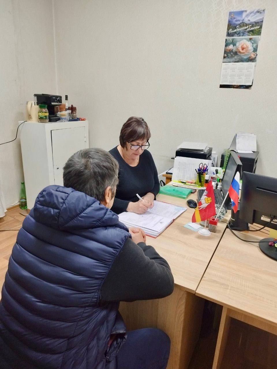 Прием депутата Волновахского муниципального совета.