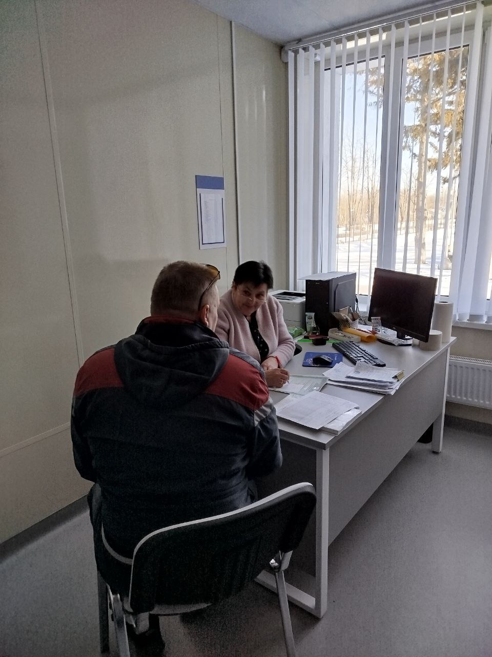 Прием граждан депутата Волновахского муниципального совета.
