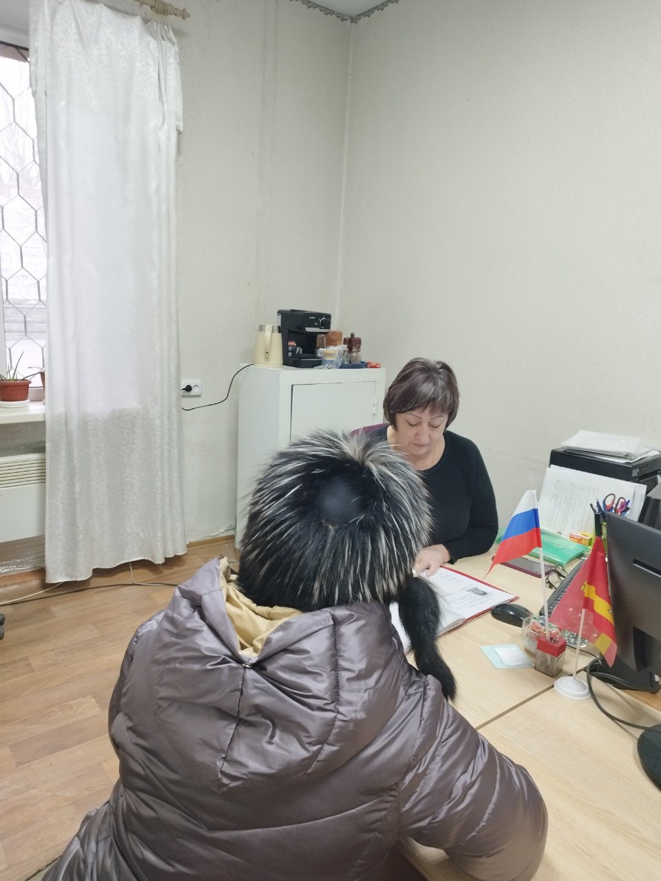 Прием граждан депутата Волновахского муниципального совета.