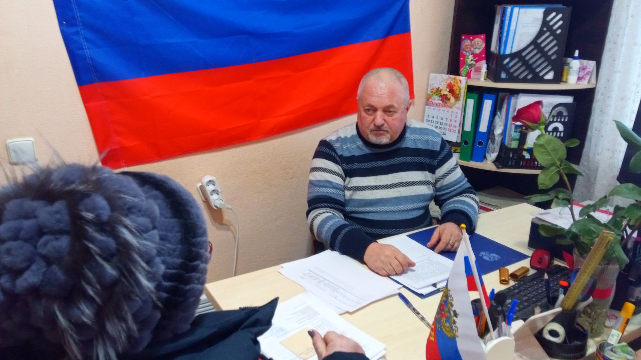 Прием граждан депутата Волновахского муниципального совета.