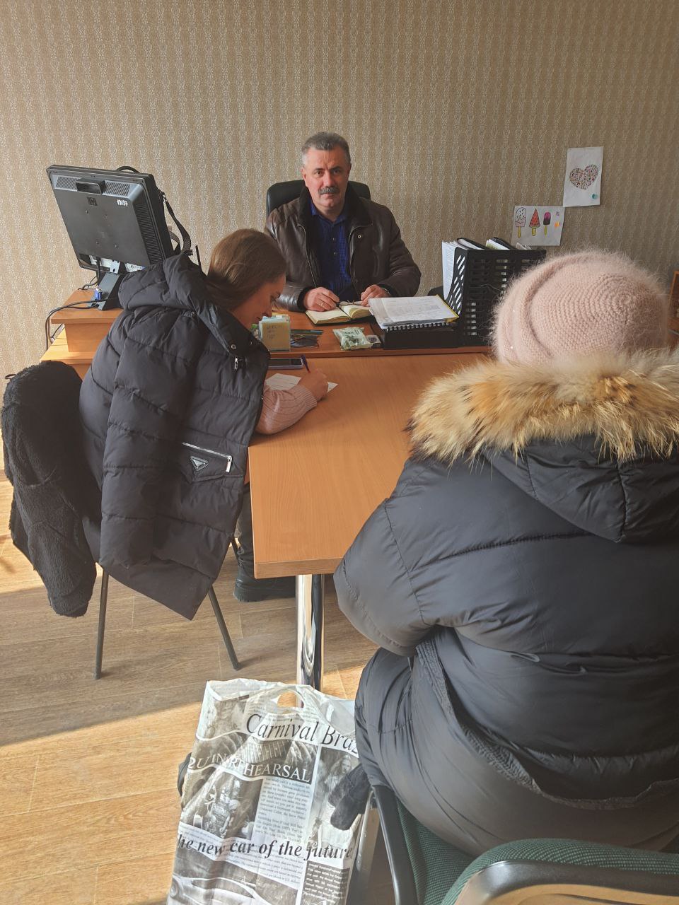 Прием граждан депутата Волновахского муниципального совета.
