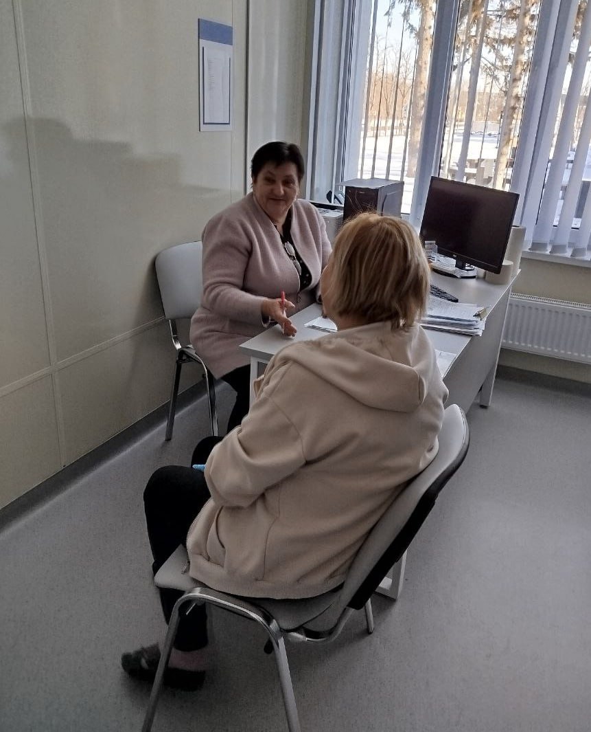 Прием граждан депутата Волновахского муниципального совета.