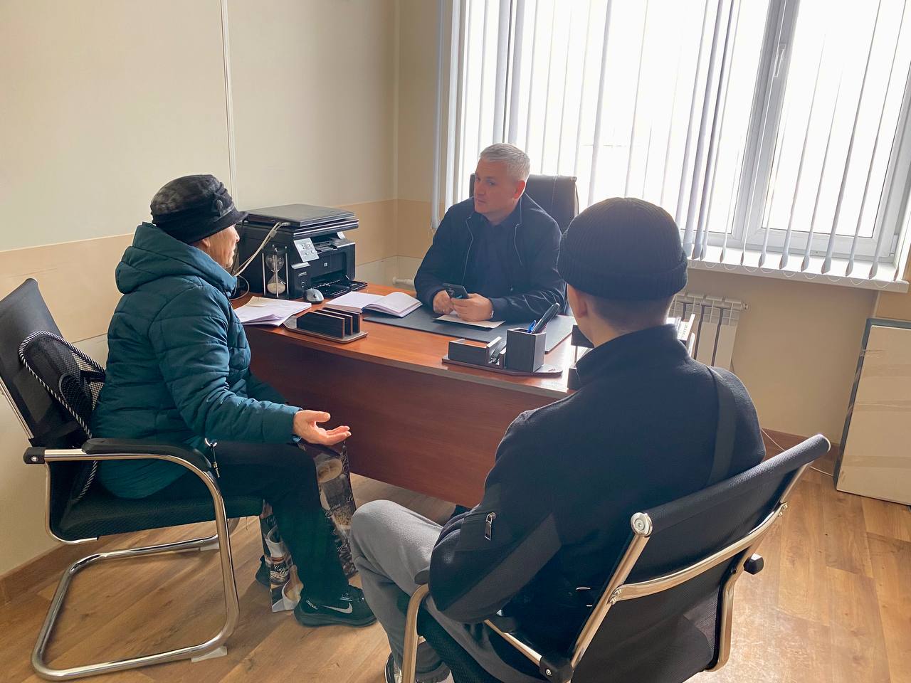 Прием граждан заместителя председателя Волновахского муниципального совета.
