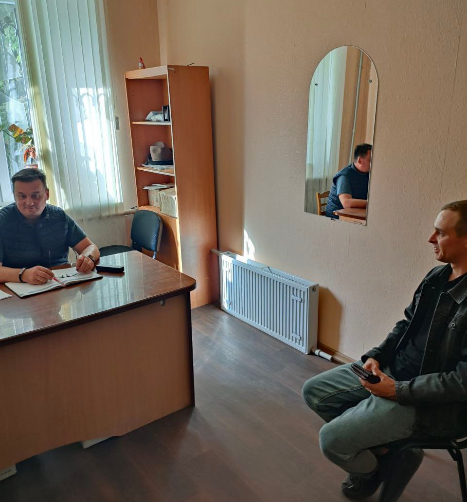 Прием граждан депутата Волновахского муниципального совета.