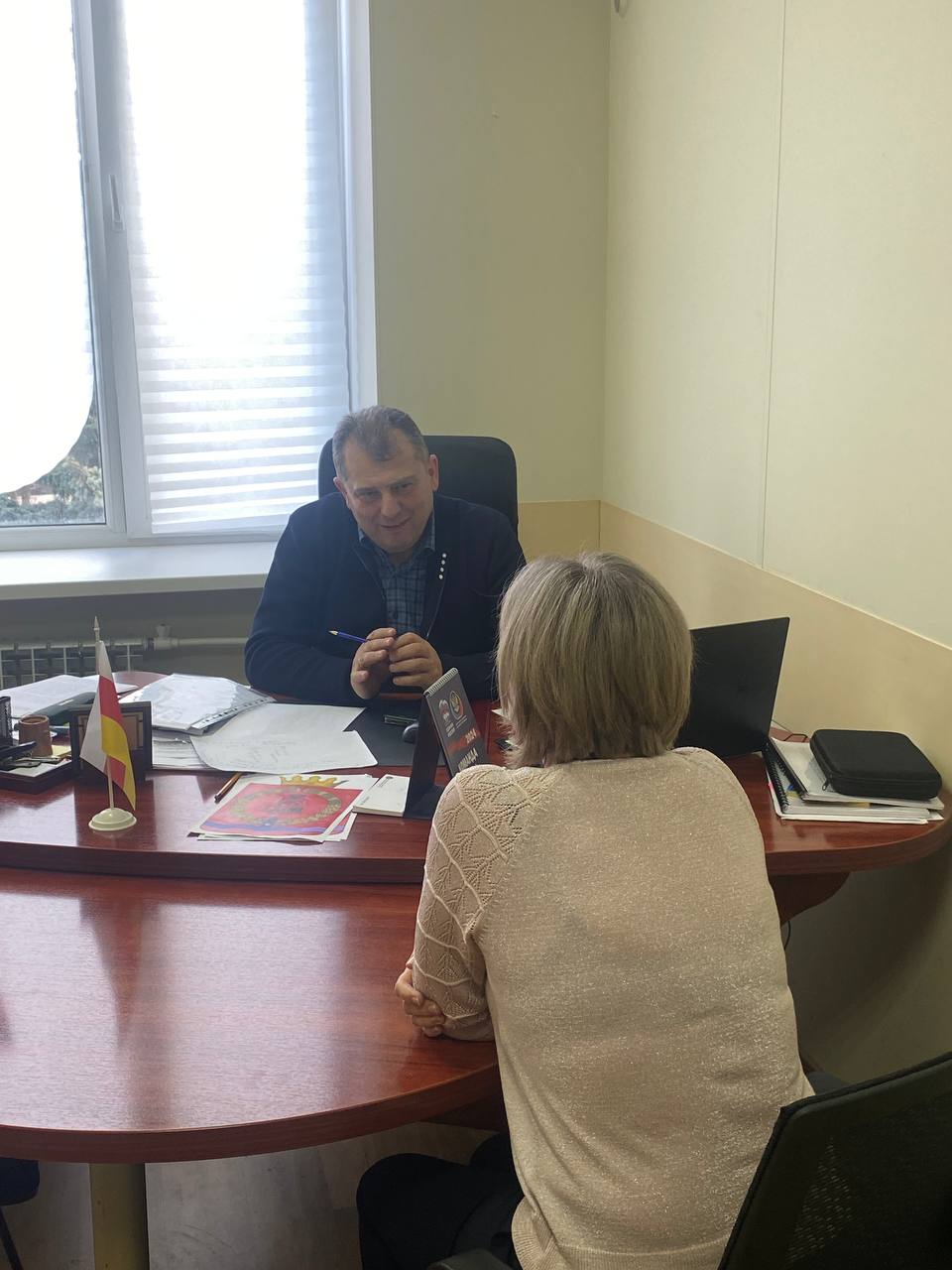 Прием граждан председателя Волновахского муниципального совета.