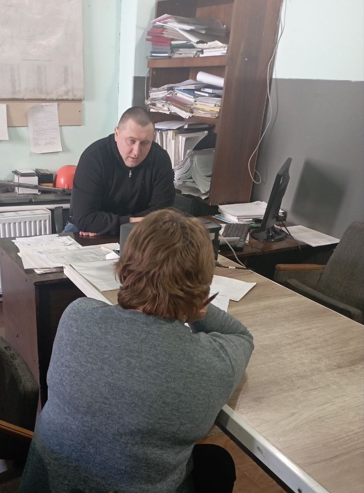 Прием граждан депутата Волновахского муниципального совета.