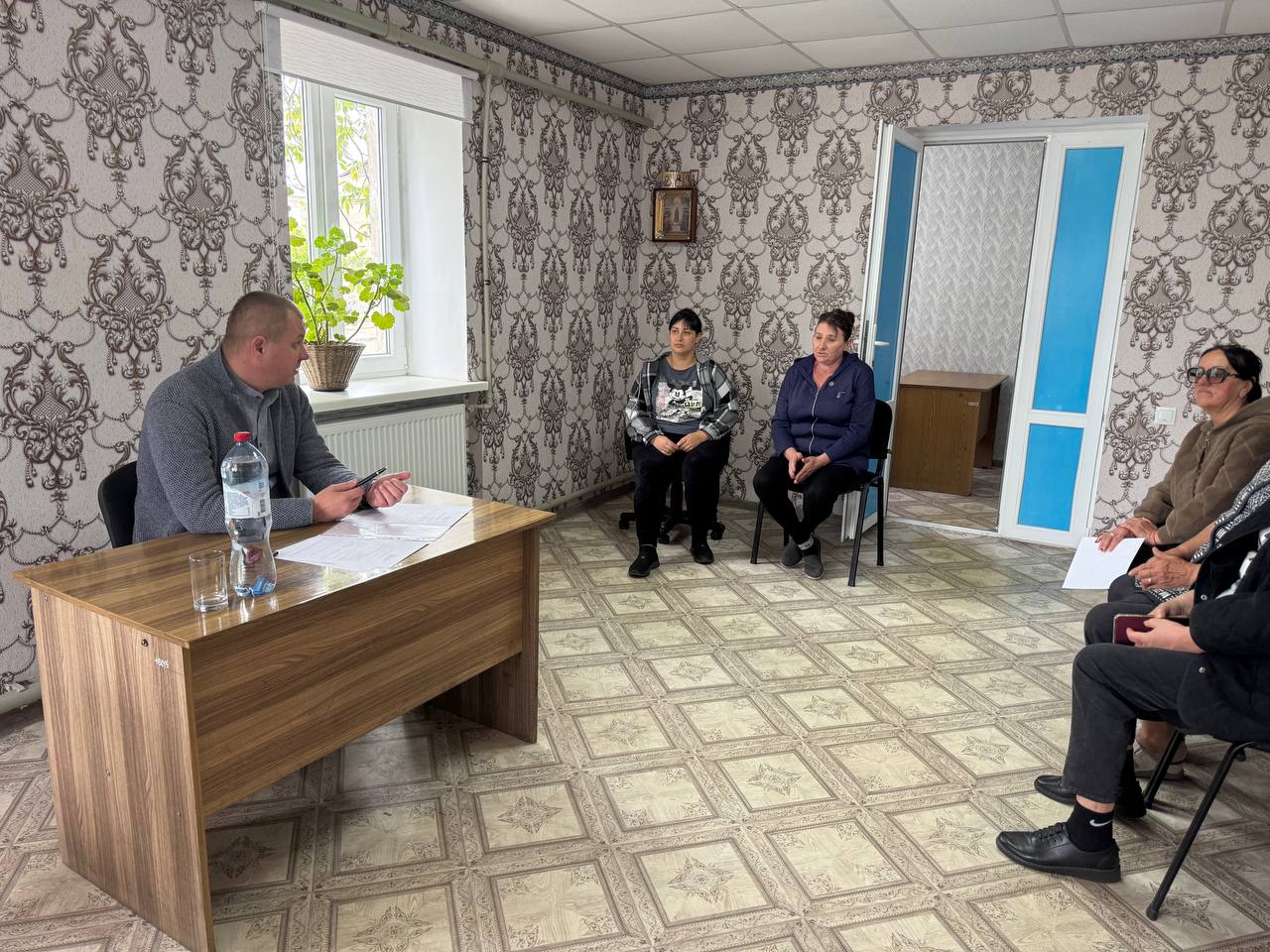 Прием граждан депутата Волновахского муниципального совета.