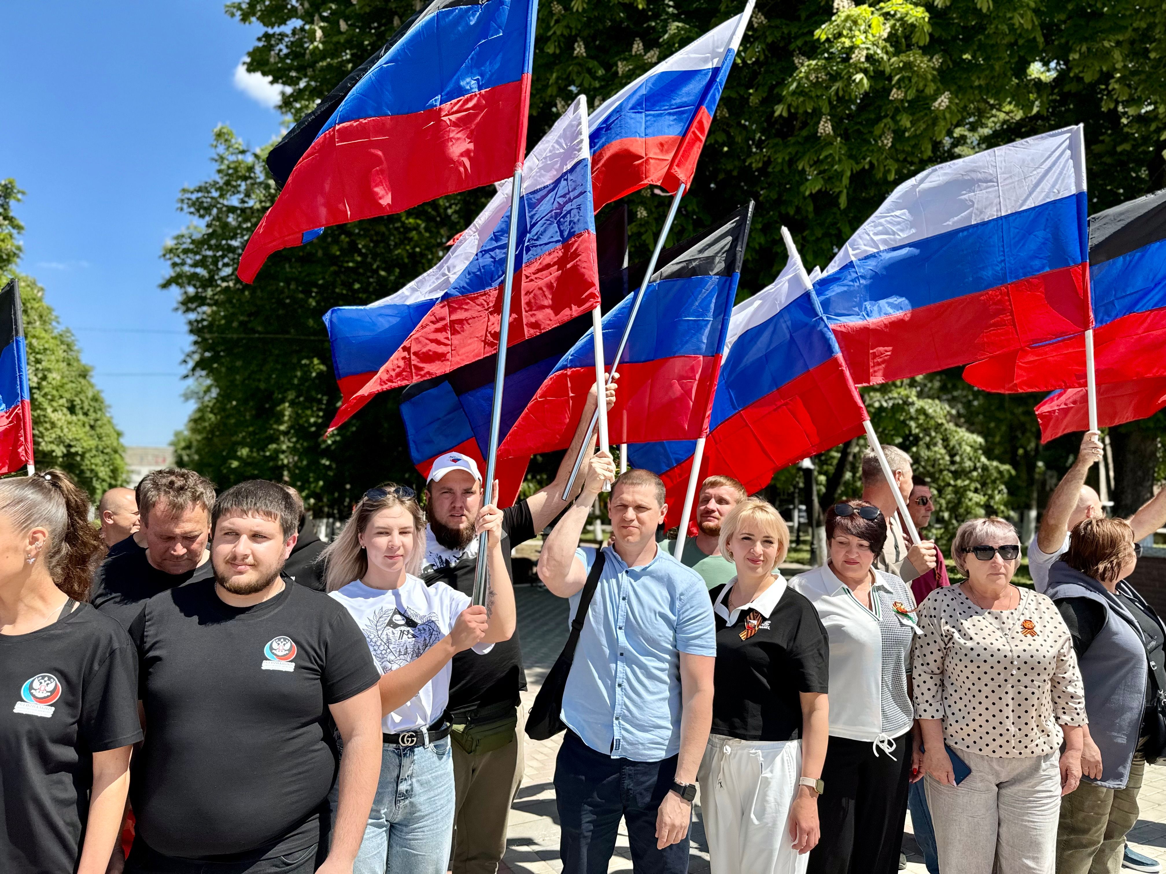 В Волновахе состоялся общереспубликанский автопробег!.