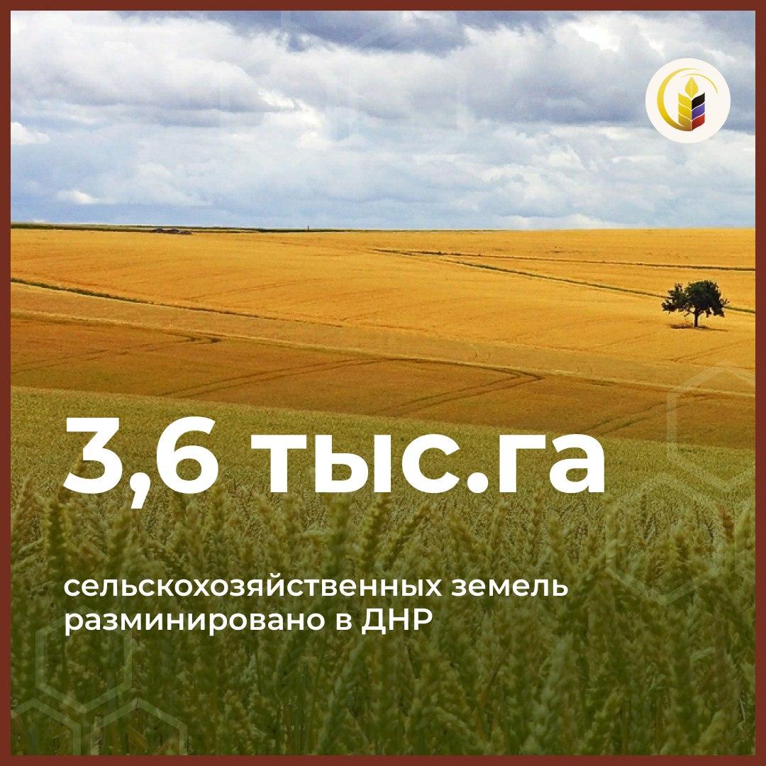 На территории Республики проведены работы по очистке земель сельскохозяйственного назначения от взрывоопасных предметов.