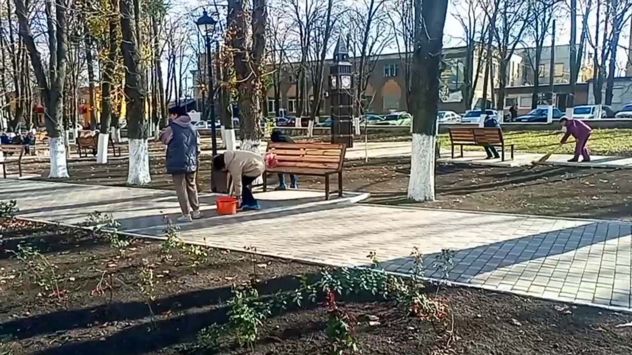 Администрация с народом.