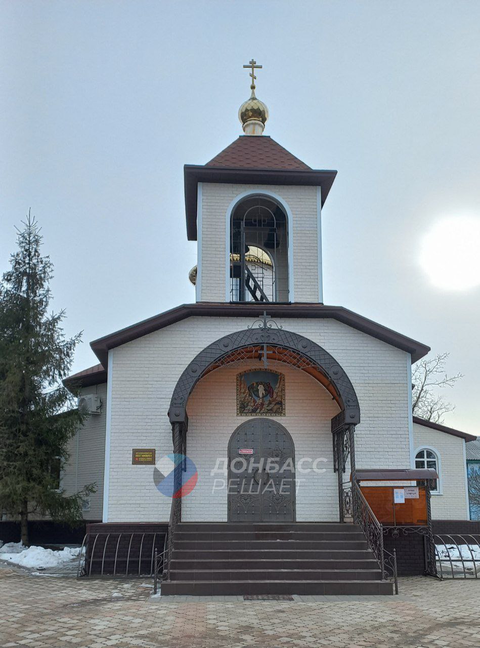 В волновахском храме количество прихожан стало почти таким же, каким было до начала спецоперации.