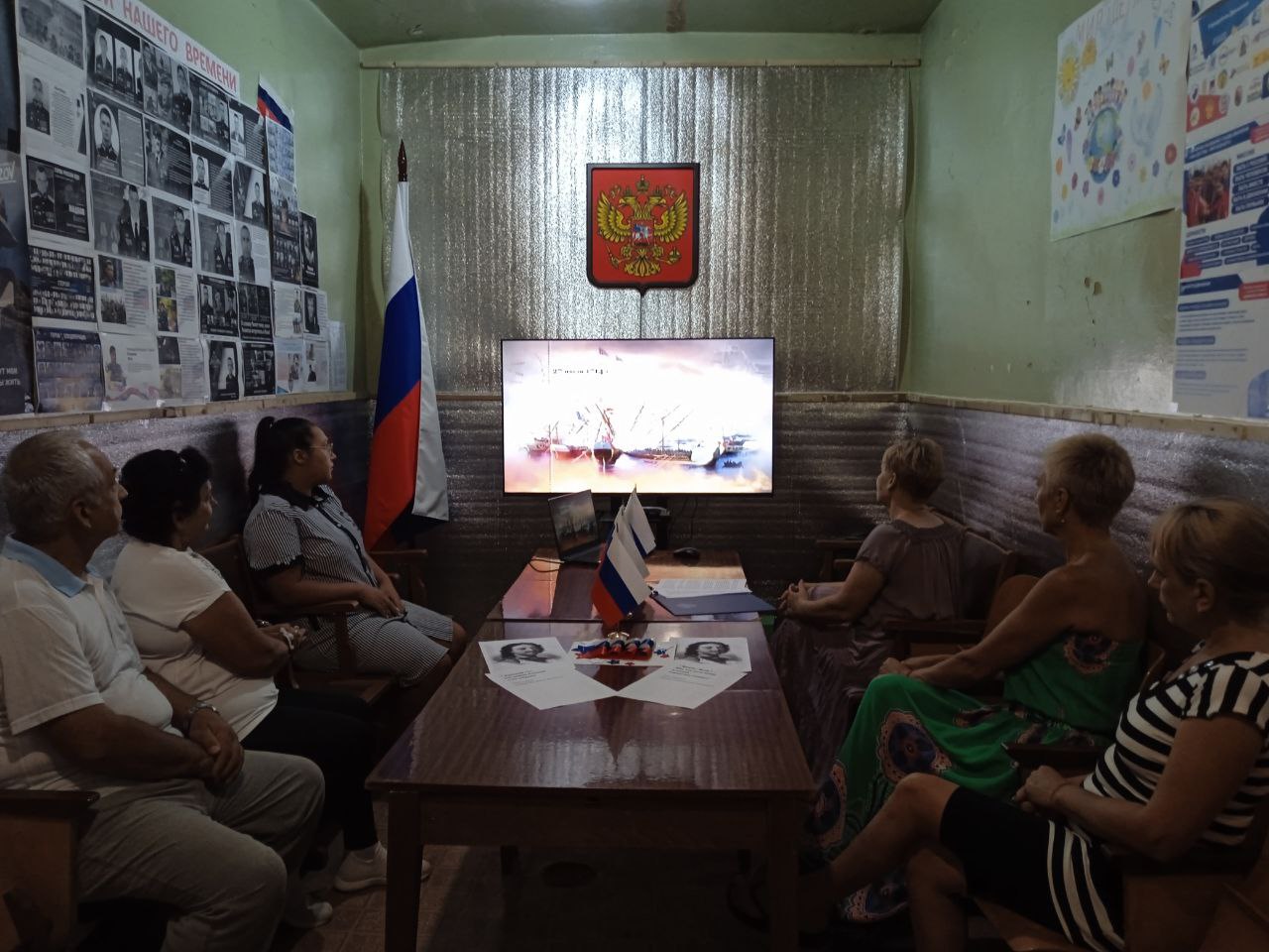 В МБУ &quot;Зачатовский СДК&quot;, была проведена тематическая программа &quot;Петр Первый и русский флот&quot;.