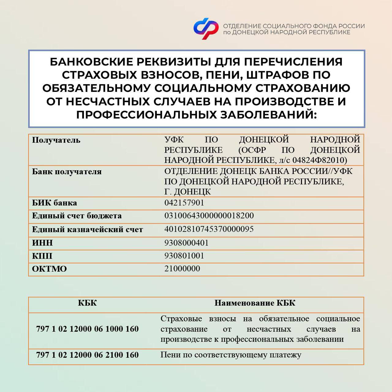 Работодателям ДНР нужно неукоснительно соблюдать сроки уплаты взносов на обязательное страхование от несчастных случаев.