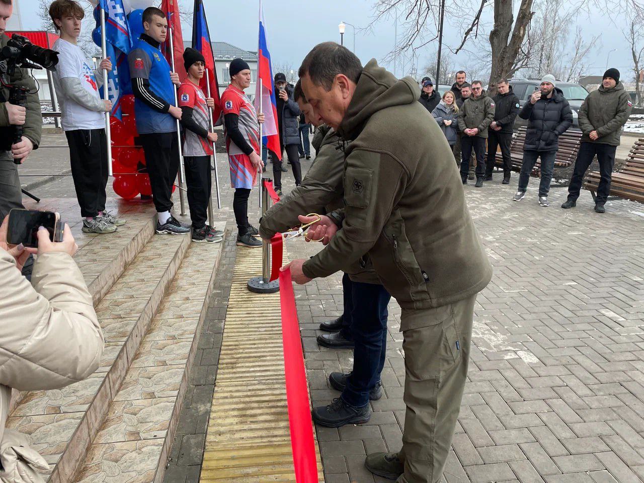 В Волновахе открыли центр единоборств &quot;Северный характер&quot;.