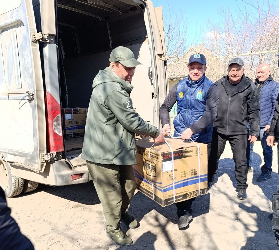 Жители Владимировки получили генераторы.
