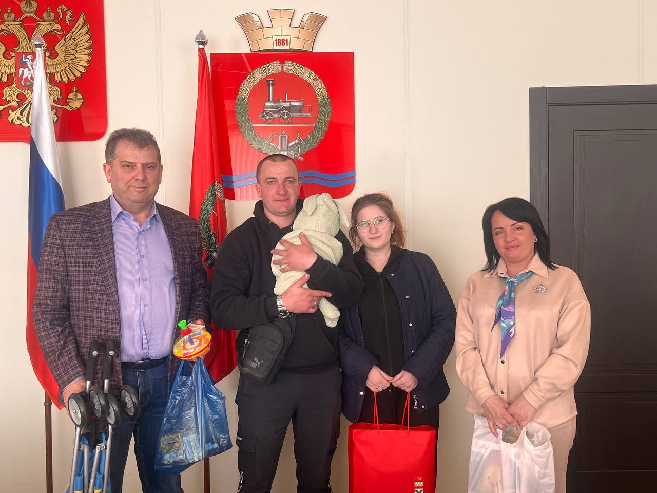 Помощь семье из Владимировки.