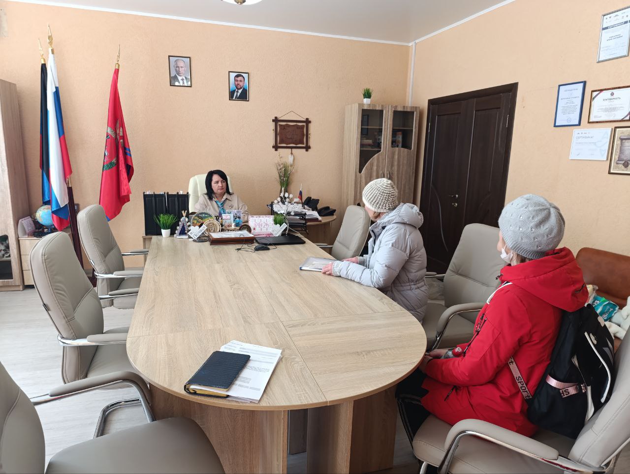 Прием граждан заместителя  главы администрации Волновахского муниципального округа.