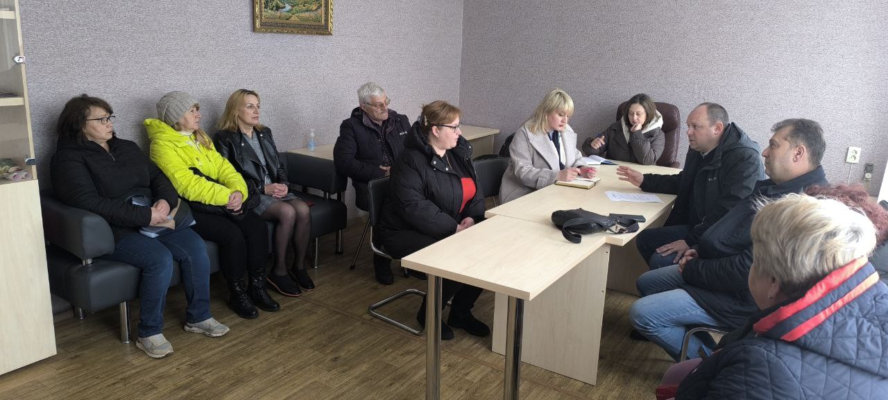 Встреча с жителями села Хлебодаровка.