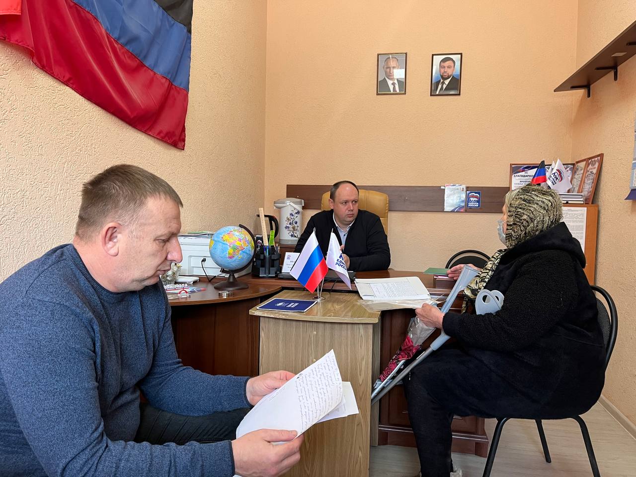 Прием граждан первого заместителя главы администрации.