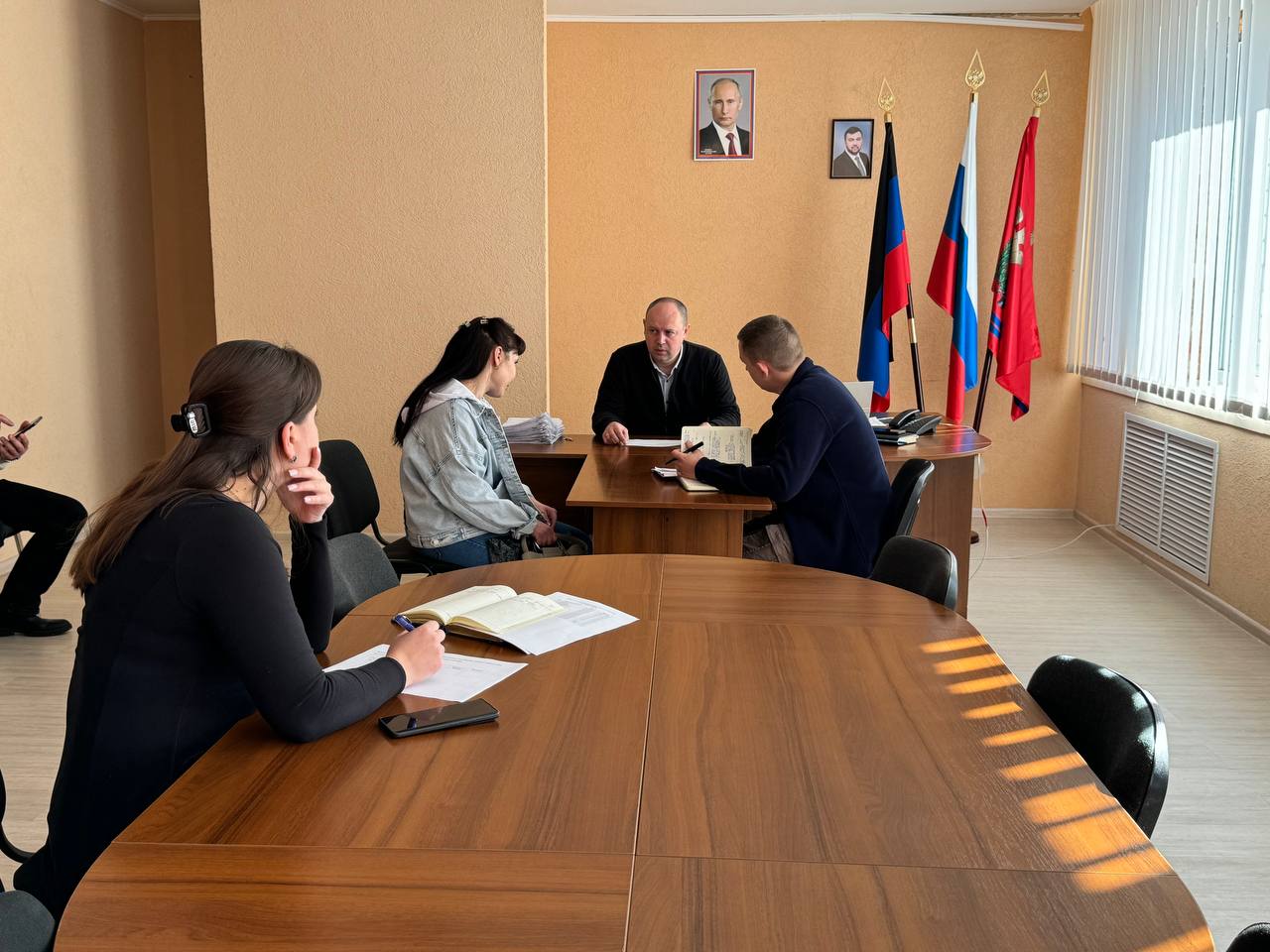 Прием граждан первого заместителя главы администрации.