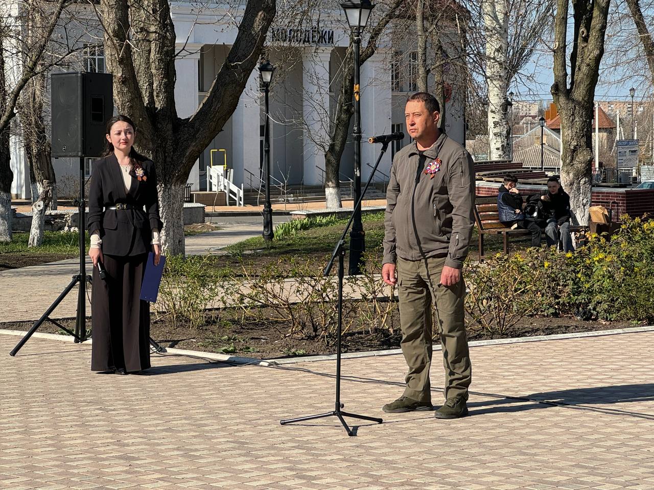 Глава Волновахского муниципального округа принял участие в патриотической акции &quot;Автопоезд Победы&quot;.