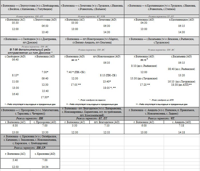 ВНИМАНИЕ! Изменения в расписании автобусов!.