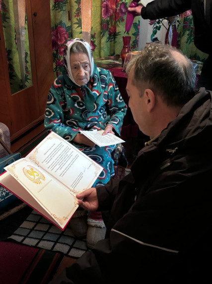 18 января 2025 года свой 95 - летний юбилей отметила жительница пгт. Новотроицкое, Ольховская Евдокия Васильевна!. 18 января 2025 года свой 95 - летний юбилей отметила жительница пгт. Новотроицкое, Ольховская Евдокия Васильевна!.