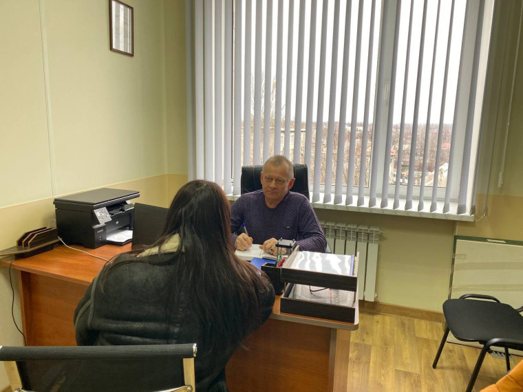 Прием депутата Волновахского муниципального совета. Прием депутата Волновахского муниципального совета.